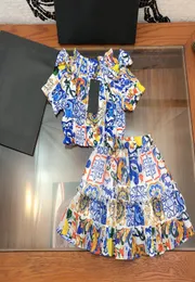 Desginer Baby Chatos3 Children039s Wear 4 Girls039 Dress5 Summer Suit Princess Skirt 6外国人スタイル8yearold Girl0391610179