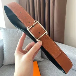 Luxury Men's Belt Designer Belt för män och kvinnor Klassiskt bälte Nytt H Letter I-Buckle Double-Sided Leather Cresatile Trend Belt Man 38mm