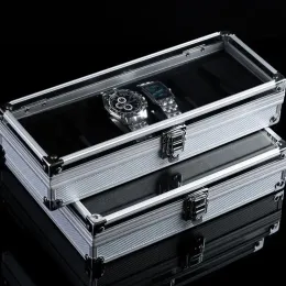 Case Watch Storage Box Watch Case Case Case Transparent Window Storage Organizator Przenośna kontener Watch Jewelry