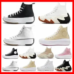 Designer Luxury Casual Shoes Platform Boots Sports Shoes Minimalist Spring, Autumn Summer Canvas Run Hike Star Black and White High and Low Men Women Thick Sole Shoes