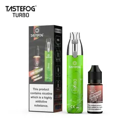 China Factory Wholesale Vaper Tastefog Turbo 15000 Puffs 12K Puff New Disposable Vape Refillable 2ml Juice OEM with Tpd