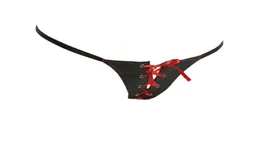 Kunstleder Schnürung Tanga Tback GString Punk Stil PU Leder Unterwäsche Frauen Sexy Knickers Höschen Dessous Erotik5872261