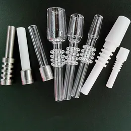 510 Thread Banger Nails Drip Tip Quartz Cerâmica Titanium Nail Acessórios para fumar para Kit Coletor de Néctar Substituição Concentrado Dab Palha Tubo de Água