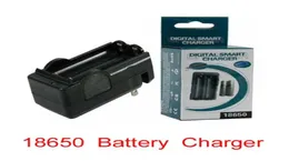 Dual AC 18650 Battery Rechargable Charger Double Type US plug Charger for 18650 LiIon 36v 37v battery with retail box3393713