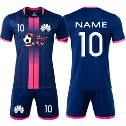 Children Football Jerseys Men Boys Soccer Clothes Sets Women Kid Survetement Soccer Uniforms Sport Kits Footbal Tracksuit Jersey 240307