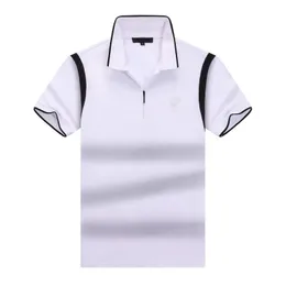 Herren-Polohemden, modische T-Shirts für Herren, klassisch, mehrfarbig, Revers, kurze Ärmel, plus Stickerei, Business-Casual, Baumwolle, atmungsaktiv, lässige T-Shirts, Top-T-Shirt, Poloshirt, M-XXXL