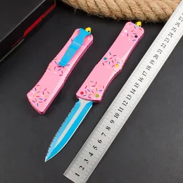 Pembe A5 UT-Version A11 Tutuklu Tatlı Savaşçı Otomatik Bıçak Savaşı Hellhound Marfione EDC Otomatik Cep Pembe Knives A07 UT85 İnsan Hediye Bıçıları