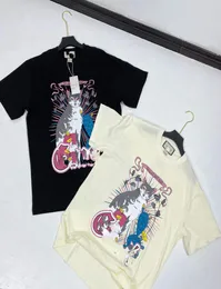 2021メンズTシャツデザイナーの手紙印刷スタイリストカジュアルサマー通気衣装男性