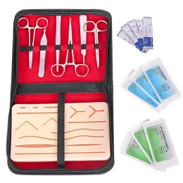 accesories Surgical Suture Tattoo Makeup Medical Students Practice Kit Surgical Training with Skin Pad Model Tool Set Educational Teaching