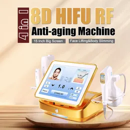 Multifunction Rf Fractional Face Lifting Facial Skin Tightening Wrinkle Remover Hifu Machine Smas 4 in1 Microneedle Rf 4d Hifu