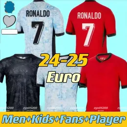 24 25 Euro Kupa Portekizli Futbol Formaları Erkekler ve Çocuklar İçin Ronaldo Felix Pepe Berardo, Fernandes Boyutları S 2XL