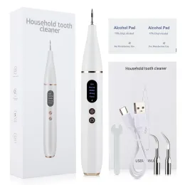 Whitening Ultrasonic Dental Scaler Oral Care Tartar Removal Calculus Remover Tooth Stain Cleaner LED Light Tooth Whitening Tools
