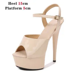 Dress Shoes Brand New Sexy Strippers Dance Women Catwalk Show Sandals 13 15 17 CM High Heels Platform Girls Shoe Party Club Drop SalesNQW1 H240321