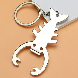 Metal Lobster Bottle Opener Keychain Beer Opener Key Chain Promotion Surfboard Keyring Jewelry