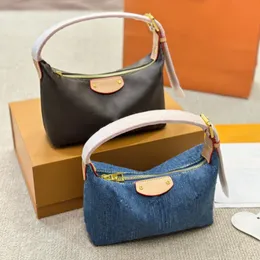 Luksusowy projektant wzgórz Pochette Clutch Bag damskie mody skórzana denim torebka luksusowa marka torebki telefoniczne portfel