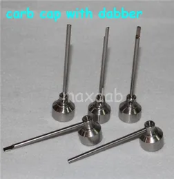أدوات يدوية كاملة GR2 GR2 CARB CARB CAP مع ثقب جانبي Dabber Titanium Nails for Glass Bong1234688