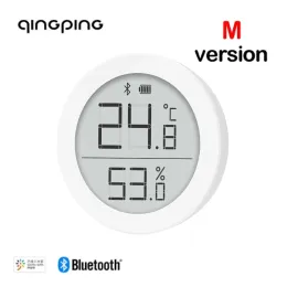 Steuerung 1/2PCS Qingping Thermometer Hygrometer Bluetooth 5.0 HighPrecision Electronic Ink Screen Indoor Home Funktioniert mit Mi Home APP