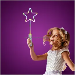Other Event Party Supplies Star Led Neon Lights Flashing Light Up Wand Toy Cheering Heart-Shaped Glow Signs 230627 Drop Delivery Home Dh9Ue