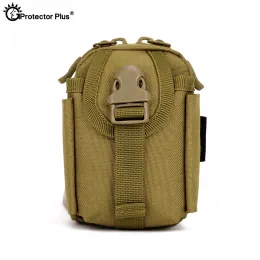 Bags Protector Plus Small Tactical Tatical Bag Borse MOLLE Sistema MOLLE Accessorio Sport Sport Impermeabile da 4,5 pollici Telefono cellulare