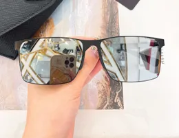 Квадратные серебряные зеркальные солнцезащитные очки в черной металлической оправе в спортивном стиле для мужчин и женщин, летние солнцезащитные очки, солнцезащитные очки Lunettes de Soleil, очки Occhiali da Sole UV400