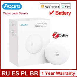 Control Original Aqara IP67 Water Immersing Sensor Flood Water Leak Detector For Xiaomi MiHome Remote Alarm Security Soaking Sensor