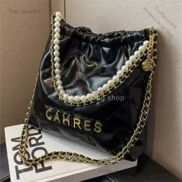 borsa firmata borsa tote Borsa da donna alta e Lingge Pearl Nuova versione Borsa a secchiello con una spalla con tracolla dal design di nicchia 75% Outlet economico all'ingrosso 6FH1