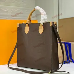 24SS من المألوف للسيدات العمودي مصغرة حقيبة التسوق مصممة البقر جلدية جلدية حقيبة M69442 PETIT SAC PLAT حقيبة اليد الكتف