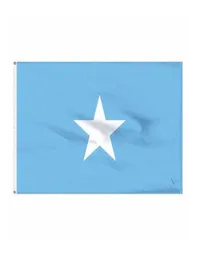 Somalia Flag High Quality 3x5 ft National Banner 90x150cm Festival Party Gift 100d Polyester Inomhus utomhustryckta flaggor och Bann6964836