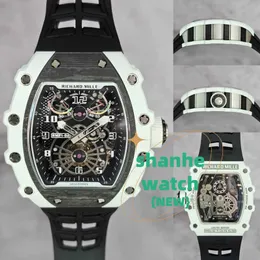 Mens Watch Luxury Otomatik Hareket Saatleri Yüksek Kaliteli RM21-02 Kol saati