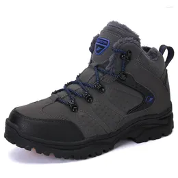 Fitnessskor män sneakers mocka plysch vinter vandring sport snö stövlar zapatillas hombre zapatos stor storlek 36-47 försäljning