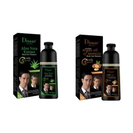 Szampon dorosły biały do ​​czarnego szampon 400 ml szampon do włosów dla mężczyzn Kobieta włosy szampon barb