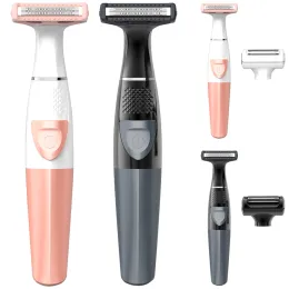 Blades Body Electric Body Razor Máquina de removedor de cabelo portátil de biquíni fácil de remover Ipx7 impermeável ruído baixo para axilin