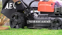 ALM58LI402 Powerful 58V 4.0Ah Brushless Mower Kit with 2x2.5Ah Batteries and Charger