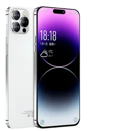 Partihandel 2024 Ny äkta mobiltelefon I14 Pro, Lingdong Island stor skärm, helt anslutna 5G -smarttelefontillverkare