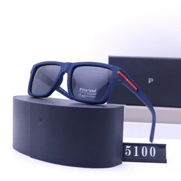 Designer-Sonnenbrille mit quadratischem Rahmen, Sonnenbrille für Damen, Reisefotografie, Trend, Herren, Geschenkbrille, Strandbeschattung, UV-Schutz, polarisierte Brille mit Box