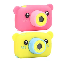 Children Camera Portable Cute Cartoon Funny Digital Video Toy with Lanyard Birthday Gift 240314