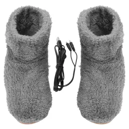 أداة حذاء كهربائي دافئ USB يوفر الشتاء أقدام عملية جوارب حرارة أكثر دفئًا