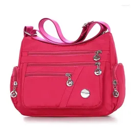 Foglio Oxford impermeabile in tessuto leggero casual da donna di mezza età in nylon multiscomparto stile borsa