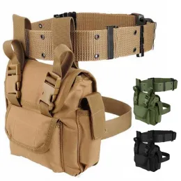 Taschen Taktische Beintasche für Männer Frauen Militärische taktische Oberschenkeltasche Multifunktionales taktisches Paket Outdoor-Wander-Oberschenkeltasche