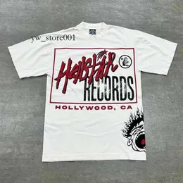Hellstar Men's T Shirts Designer White Hellstar Shirt Luxury Fashion Records Mens Women Polo Shirt Letter Tryckt Hellstar Short Casual Top Short Sleeve Tee 5492