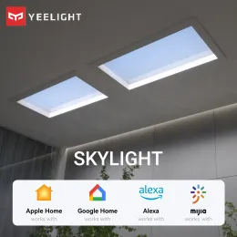 Kontroll Yeelight Blue Sky Light Home Decoration LED Takljus Simulerad solljus solnedgångslampa Kök Blue Taklight Taklampan