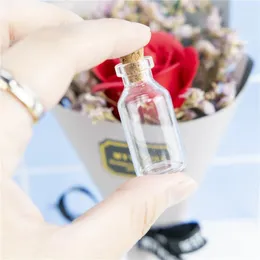 Bottles 18X40X12.5 Mm 5 Ml Small Glass With Cork Mini Jars DIY Wishing Stars 100 Pcs Arrival