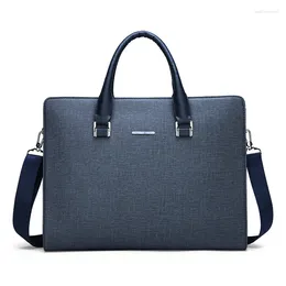 Портфели Модные и модные мужские сумки Компьютерные сумки через плечо на одно плечо Бизнес