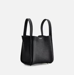 Bolsas de ombro Saco de balde de noite Designer de luxo moda mulheres songmont médio cesta de compras bolsa de couro crossbody canção bolsa minoria simplicidade