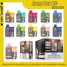 Bangbox originale BC 9000 MONOSSI DI MONOSTRO E SONO DEGLI SCAGLIE 9000 PUNGO 16 ML Scatola di vaporizzatore Premulato 550MAH con Display per indicatore liquido a batteria