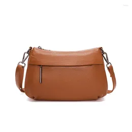 TOTES UNSHOW 2024 Kadın Deri Omuz Çantaları Orijinal Crossbody Küçük Günlük Marka Tasarımcısı Bayanlar Messenger Çantası