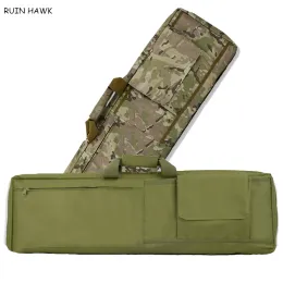 Väskor 85 cm / 100 cm airsoft paintball jakt luftgevär pistolskyddsväska med vadderad kudde taktisk snikskytt pistol fodral axelväska