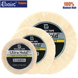 Adhesives White Ultra Hold Hair Double Sided Adhesives Tape For Hair Extension/Toupee/ Lace Wigs Adhesive Wig Tape 3Yards 12yards 36yards