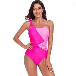 Ygolonger Womens'swimsuits Summer Feminine Bathing 1 Piece Outfits Push Up Sexy Show High midje Monokini Bikini Luxury Clothing