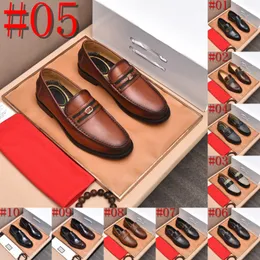 40Model Oxford Luxury Dress Fashion Man Business Shoe Handmade Wedding Designer formal de couro genuíno Melhores homens sapatos